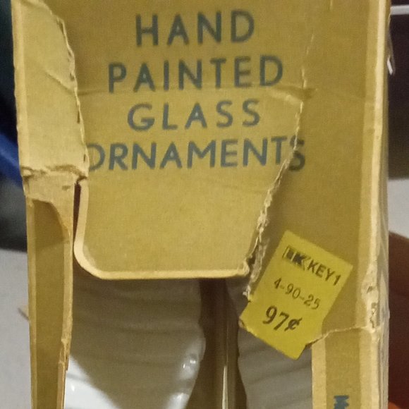 Vintage hand painted tree topper - Picture 1 of 6